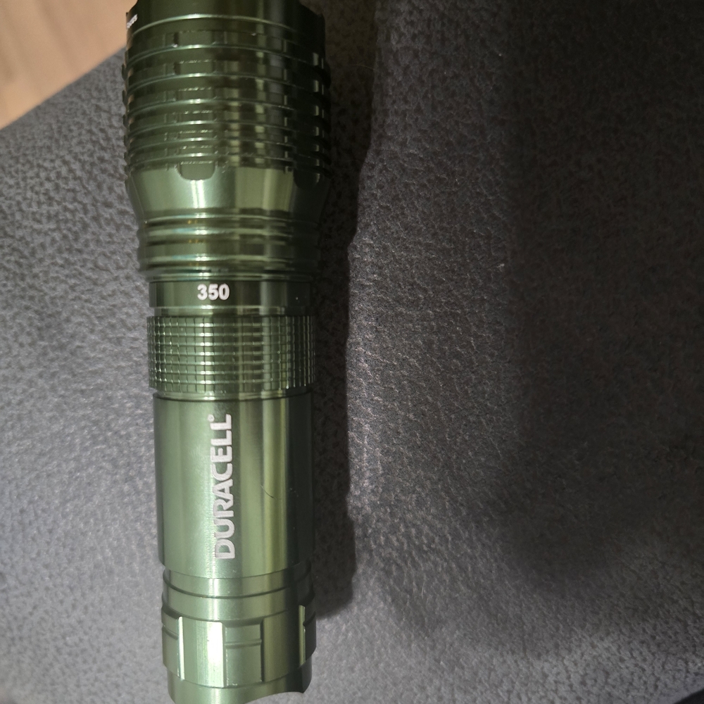 Duracell Green Flashlight